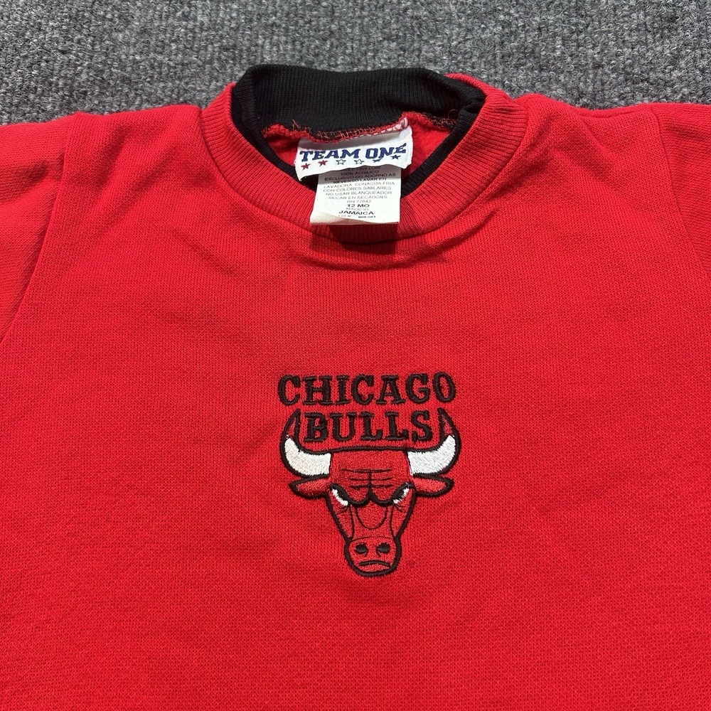 Vintage 90s Team One Apparel Chicago Bulls One Piece Romper 12 Months